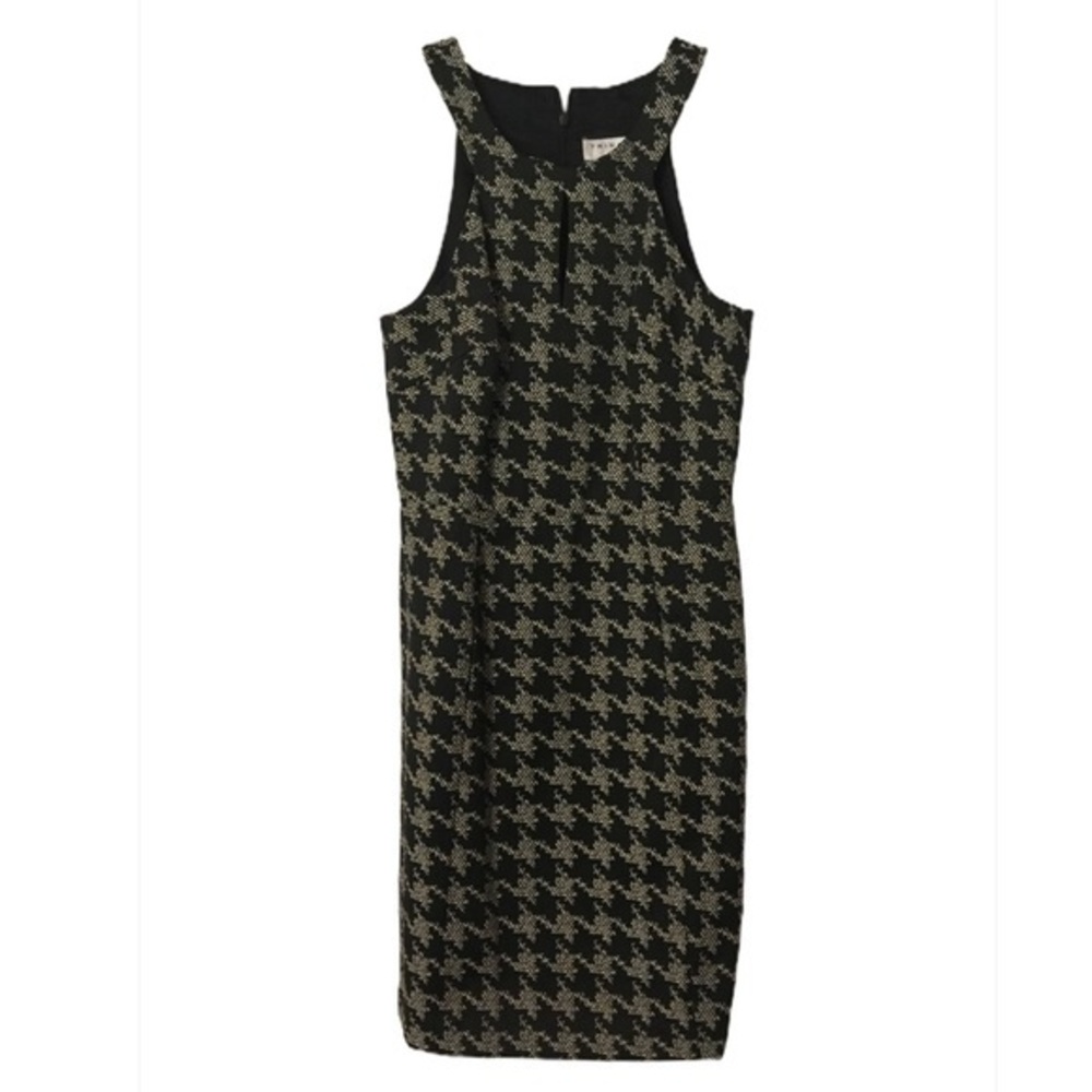 TRINA TURK | Super Cute Houndstooth Sheath Dress Size 2